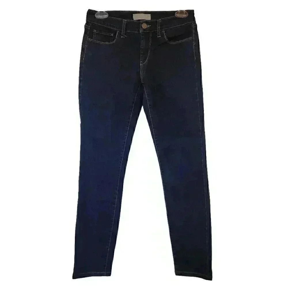 Banana Republic Women's Dark Blue Wash Cotton/Poly/Spandex Skinny Fit Jeans